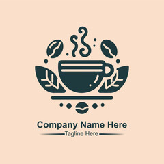 coffee shop logo vector