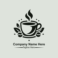coffee shop logo vector