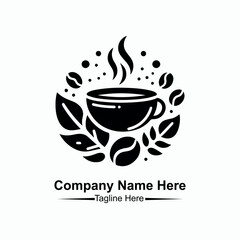 coffee shop logo vector