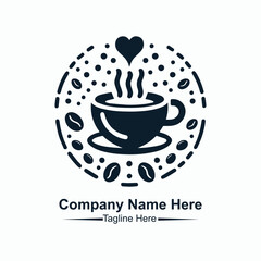 coffee shop logo vector