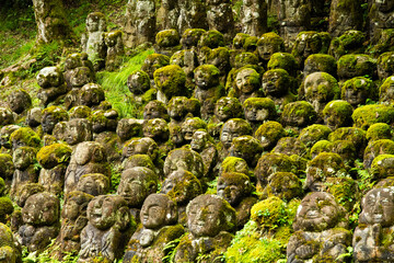 Otagi Nenbutsuji Temple in Arashiyama, Kyoto, Japan