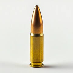 A bullet on a white background