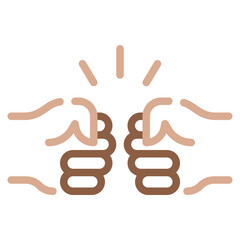 Fist bump icon