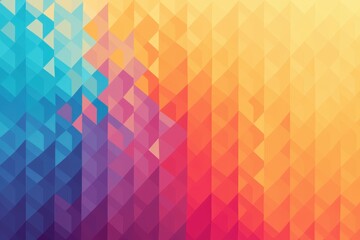 Fototapeta premium Vibrant geometric background with a dynamic blend of colors, perfect for modern designs or digital projects.