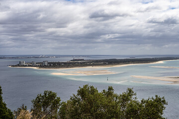 Troia Peninsula or Troia Nature Reserve in Portugal is part of Sado Estuary natural park.