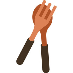 Travel Cutlery Illustration