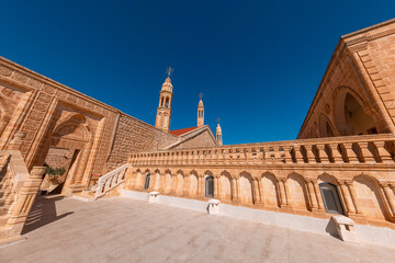 Mor Gabriel Monastery in Midyat, Mardin. Turkey. Mor Gabriel Monastery is the oldest surviving Syriac Orthodox monastery in the world. © kenan
