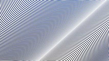Dark blue stripes curve line abstract background