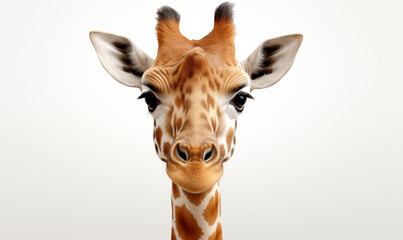 Giraffe Studio Shot on a Clean Background