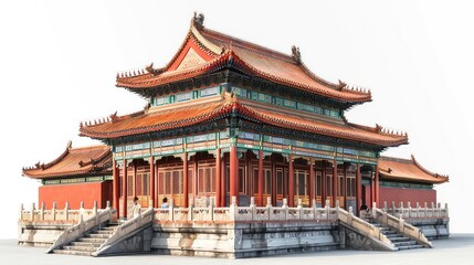 Obraz premium Illustration Of China Landmarks, Generative AI