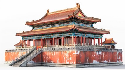  Illustration Of China Landmarks,  Generative AI