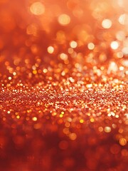 Abstract orange glitter background