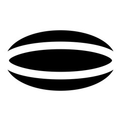 rugby, football, ball, sport, game, play glyph or solid icon