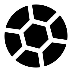 soccer, football, ball, sport, game, play glyph or solid icon