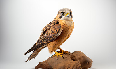 Obraz premium Falcon Studio Shot on a Clean Background