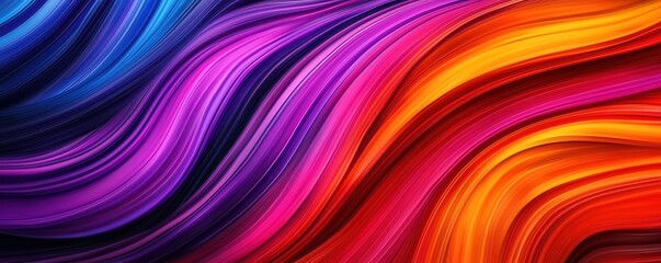 A vibrant wave of colors blending seamlessly, creating a dynamic and energetic abstract background for creative projects.