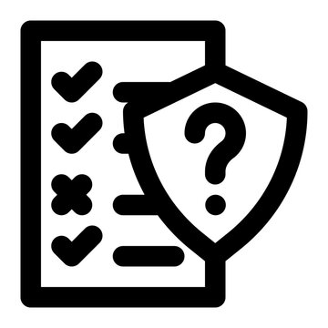 recommend clip art: security testing, security, testing, question, cyber security outline icon