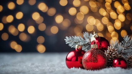 Obraz premium Christmas background