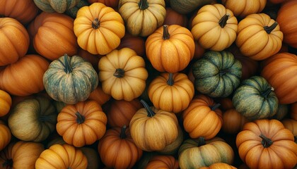 Pumpkin vegetable pattern vibrant color real food healthy lifestyle