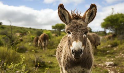 Fototapeta premium Donkey 