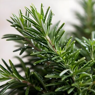 close up of rosemary