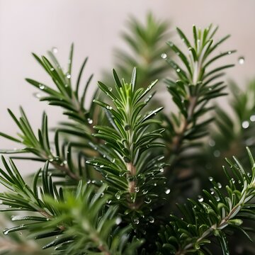 close up of rosemary