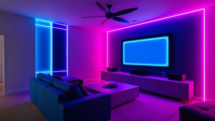Fototapeta premium Modern House Interior Design: Crafting Elegant, Functional, and Cohesive Living Spaces