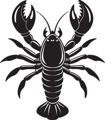 Vector illustration of a lobster icon