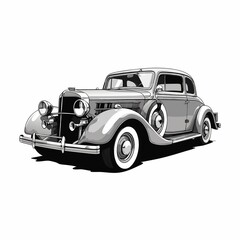Obraz premium car isolated