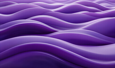 Obraz premium Abstract purple waves pattern, 3D background.