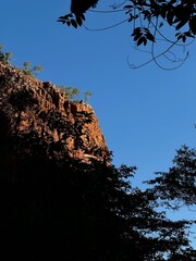 Shaded rock