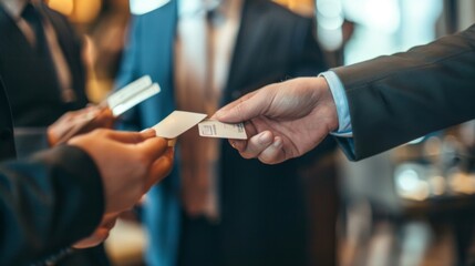 Obraz premium Business networking and partnerships.