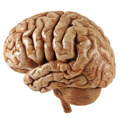 Naklejka premium Brain transparent background PNG clipart isolated 