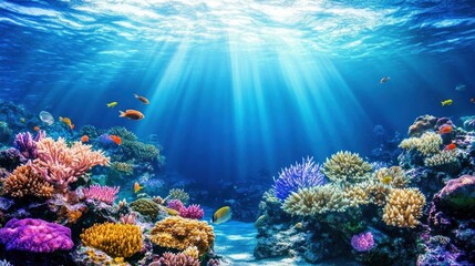 Obraz premium Vibrant Underwater Paradise