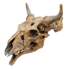 Ancient Animal Remnant on Transparent