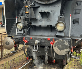 Part of an old locomotive