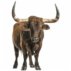 cow isolated on white