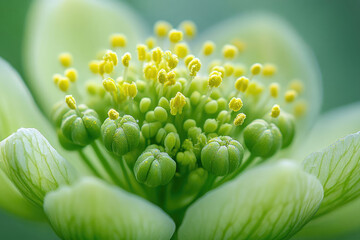 Close-up of a galbanum flower.