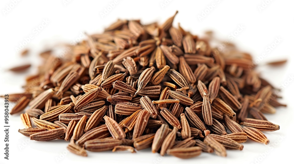 Poster Pile of Caraway Seeds