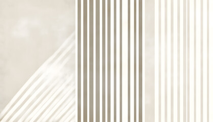 Obraz premium Thin, repeating lines or stripes, either vertical or horizontal, on a neutral background