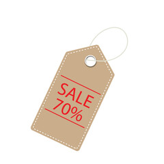 Discount hanging brown price tag for sale promotion