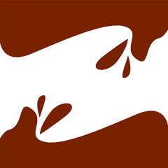 pour chocolate liquid chocolate waves