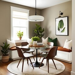 Fototapeta premium Empty Chair for Vacancy HR Concept: Streamline Hiring with a Symbolic Approach | Effective Recruitment Solutions | Optimize Your HR Strategy