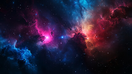 Fototapeta premium nebula gas cloud in deep outer space