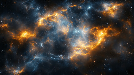 nebula gas cloud in deep outer space