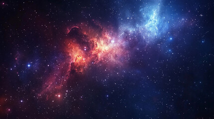 Fototapeta premium nebula gas cloud in deep outer space