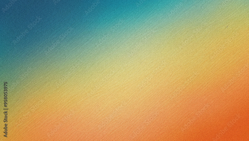 Wall mural smooth gradient transition from yellow on the left, blending through green in the middle, and fading