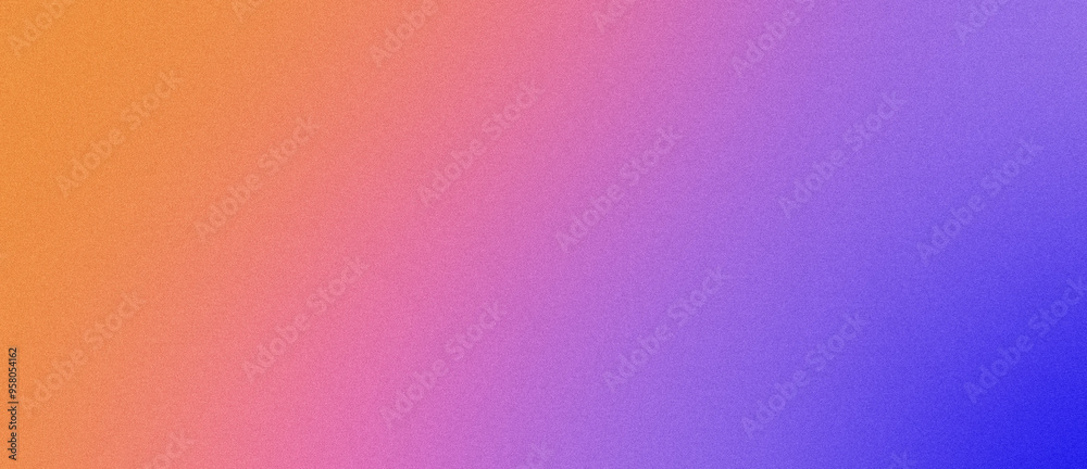 Wall mural three color gradient background with texture, noise.