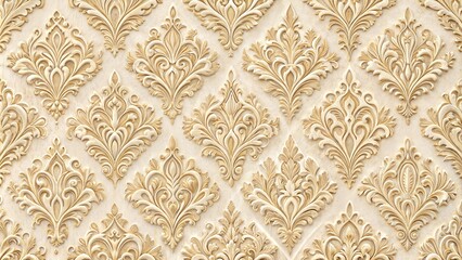 Seamless damask pattern.Classic wall embossed wallpaper for printing on paper,wrap or wallpaper for your interior design