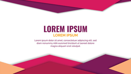 Abstract colourful background vector template design